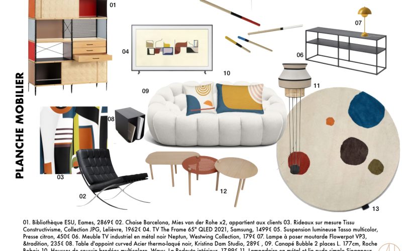 Planche mobilier
