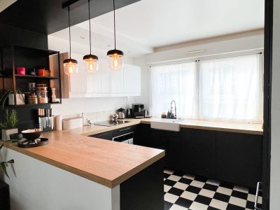 Transformation d'une chambre d'enfant en cuisine