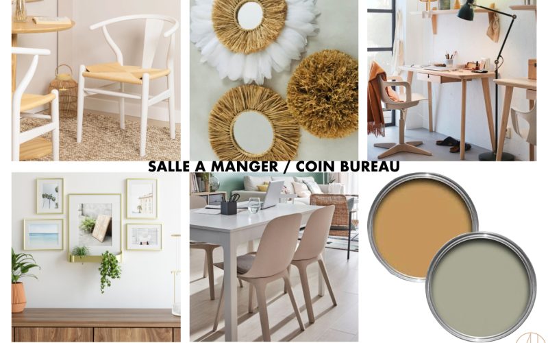 Ambiance salle à manger / coin bureau